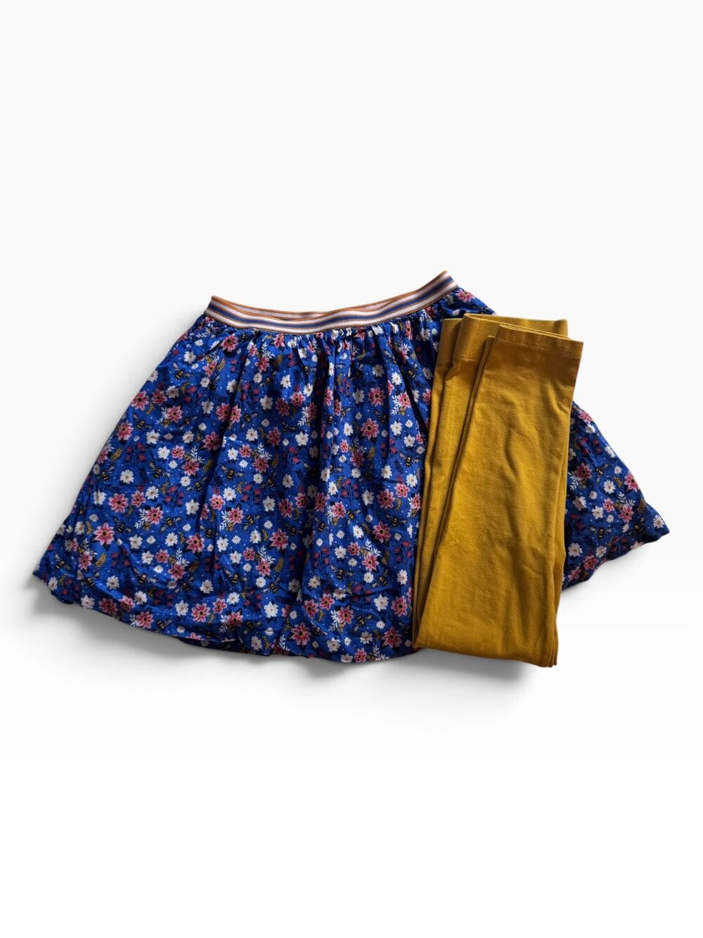 Fat Face floral bees skirt / Mini Boden leggings bundle